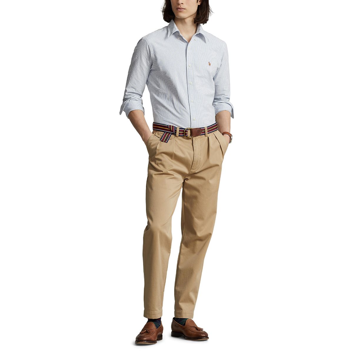 POLO RALPH LAUREN - Camisa 100% Algodón Slim Fit Hombre Polo Ralph Lauren