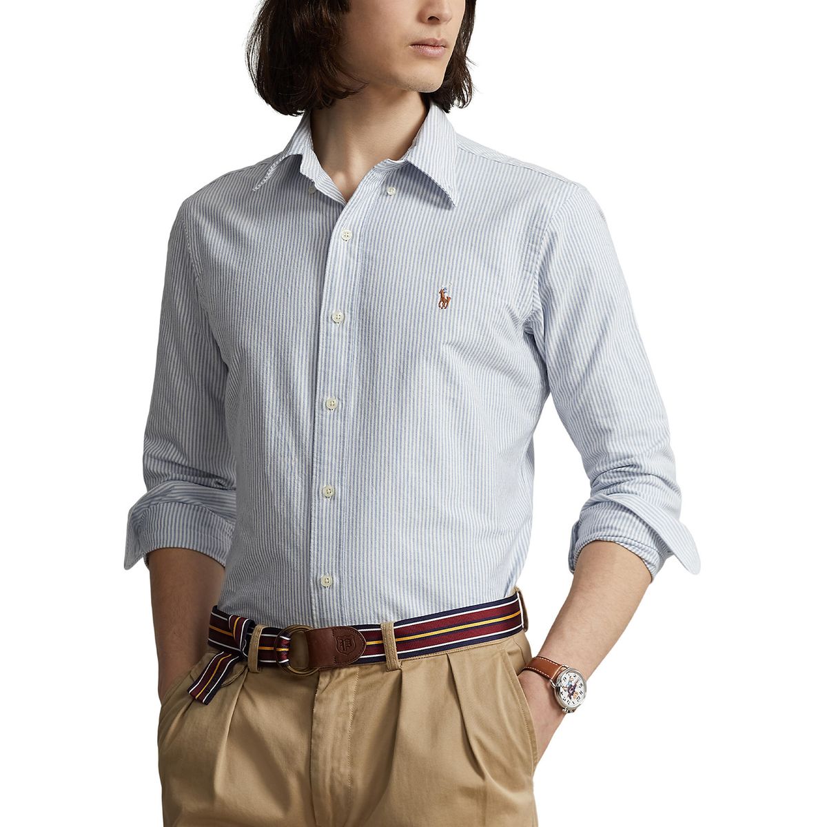POLO RALPH LAUREN - Camisa 100% Algodón Slim Fit Hombre Polo Ralph Lauren