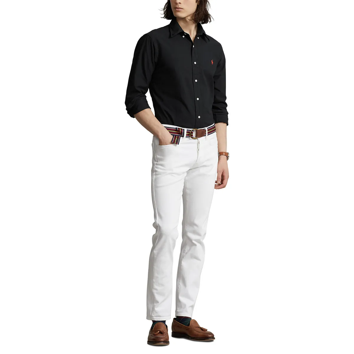 POLO RALPH LAUREN - Camisa 100% Algodón Slim Fit Hombre Polo Ralph Lauren