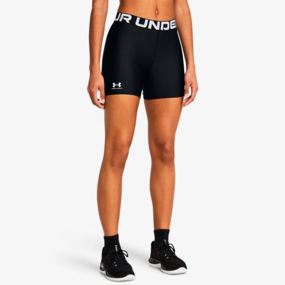 UNDER ARMOUR - Shorts Heat Gear Authentics Middy-blk Under Armour Mujer