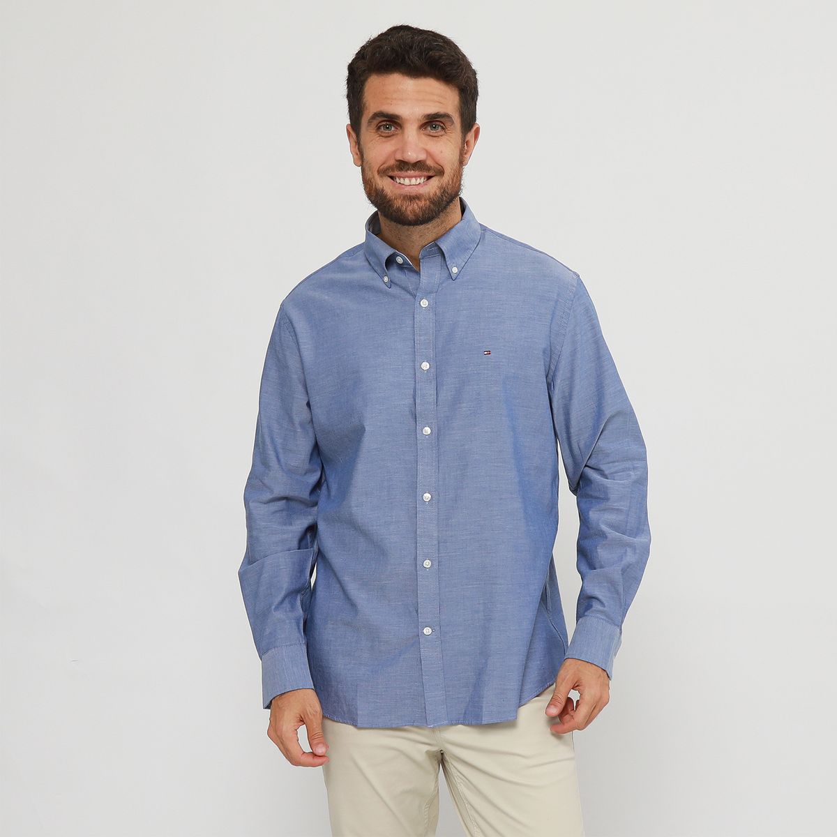 TOMMY HILFIGER - Camisa Regular Fit Hombre Tommy Hilfiger