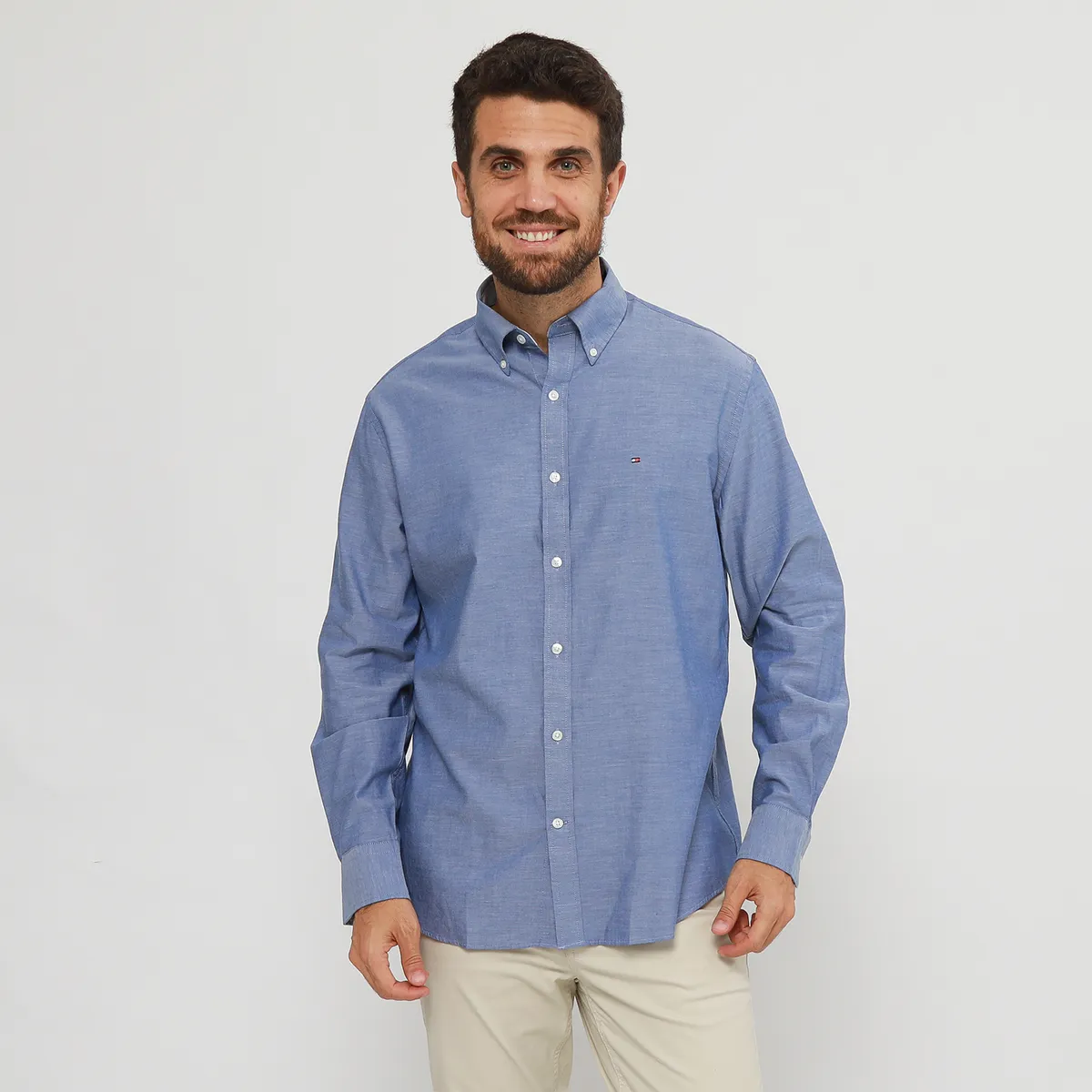 TOMMY HILFIGER - Camisa Regular Fit Hombre Tommy Hilfiger