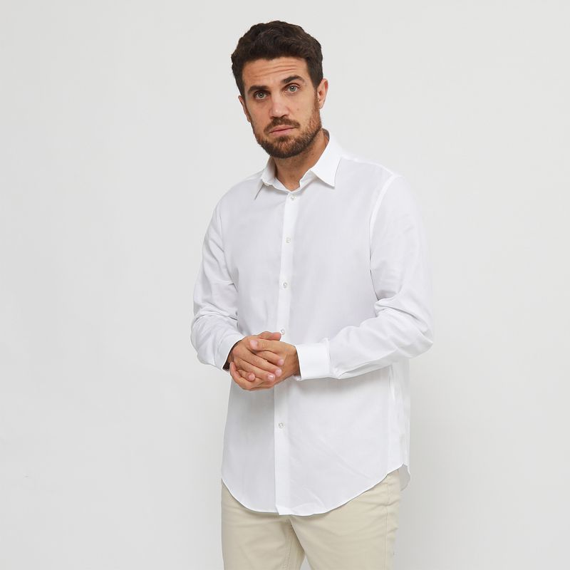 CALVIN KLEIN - Camisa 100% Algodón Casual Hombre Calvin Klein