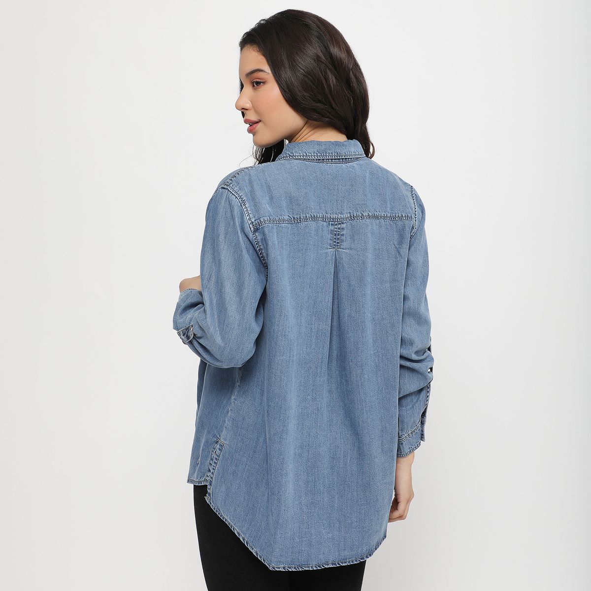 PIONIER - Blusa Denim Mujer Pionier