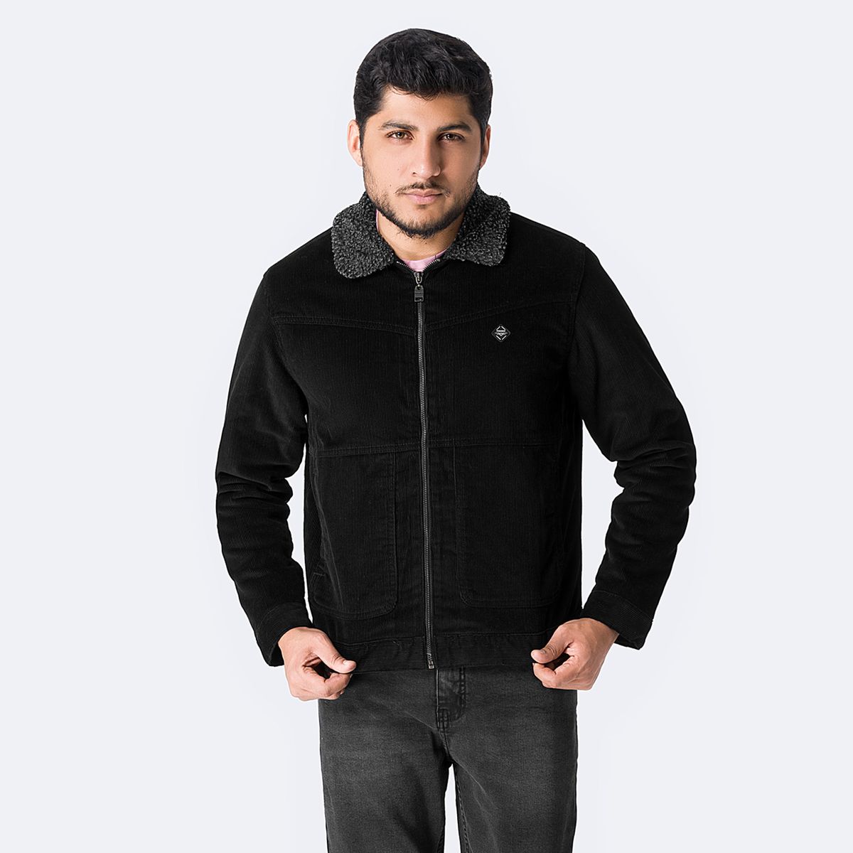 PIONIER - Casaca Corduroy Regular Hombre Pionier