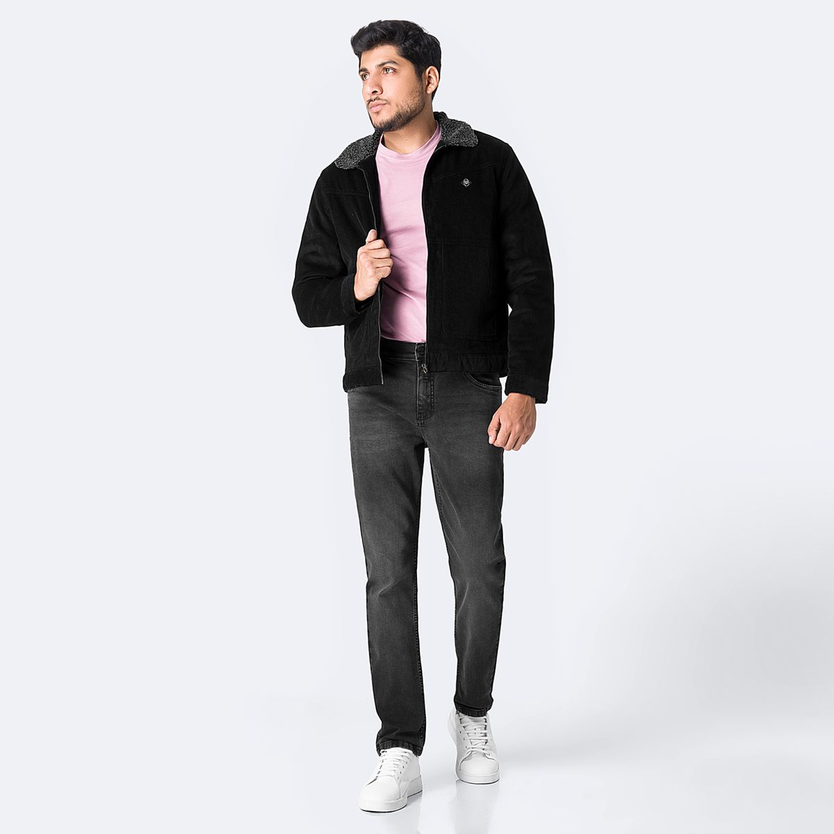 PIONIER - Casaca Corduroy Regular Hombre Pionier