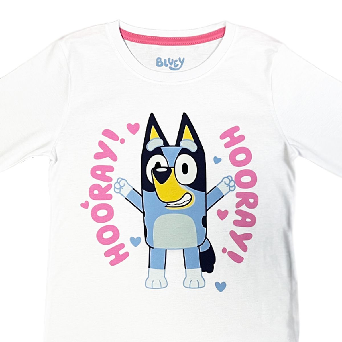 BLUEY - Polo Manga Larga Niña Horray Bluey