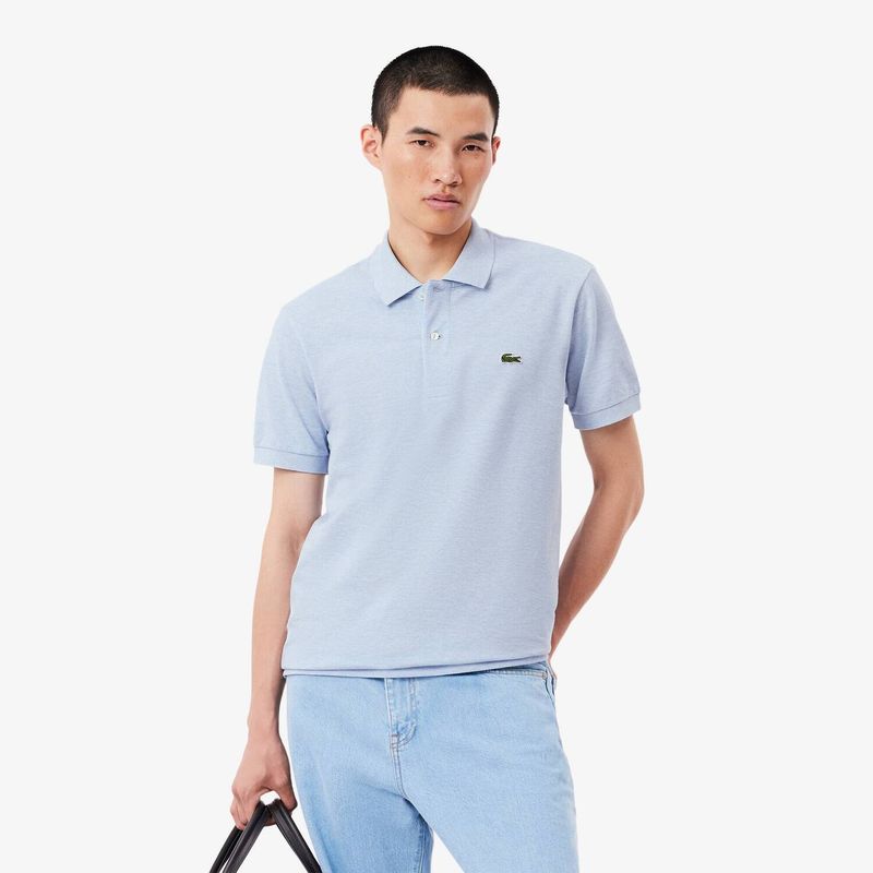 LACOSTE - Polo Petit Piqué Algodón Melange Hombre Lacoste
