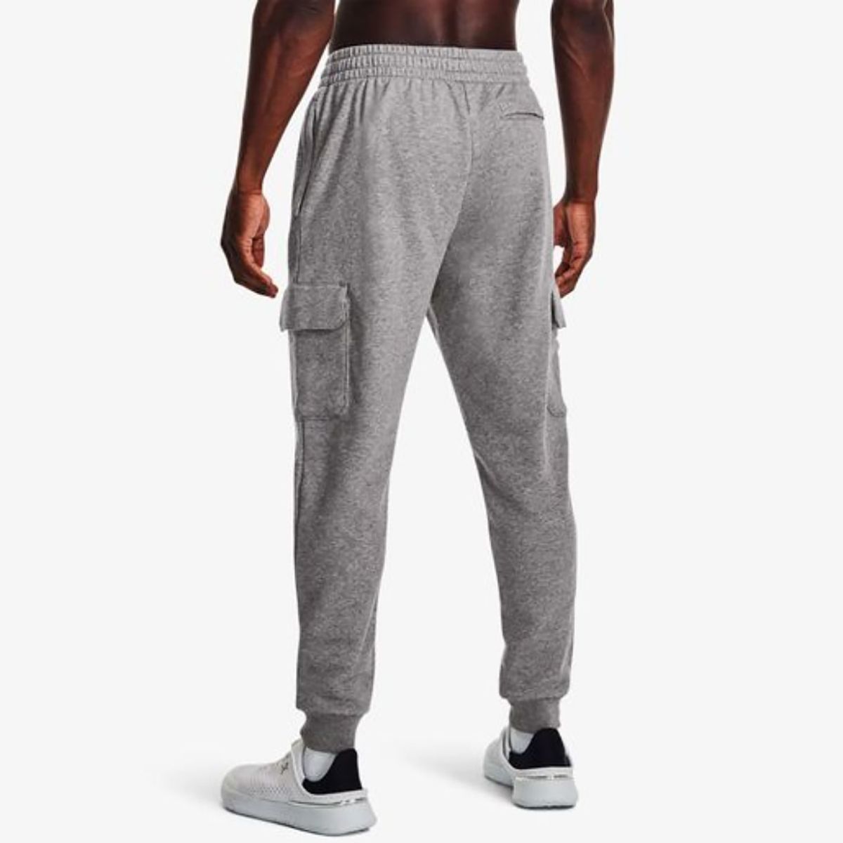 UNDER ARMOUR - Pantalones Rival Fleece Cargo Jogger - Gry Under Armour Hombre