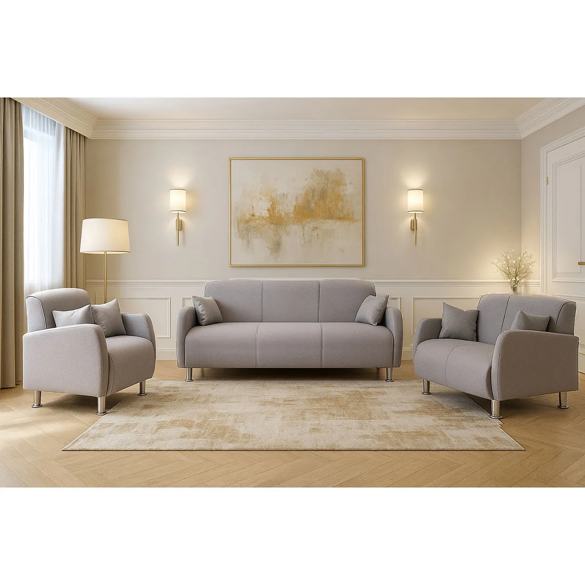 MICA - Juego de Sala Grecia 3-2-1 Cuerpos