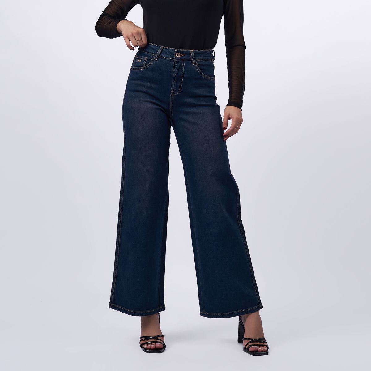 TAYSSIR - Jean Wide Leg Mujer Tayssir