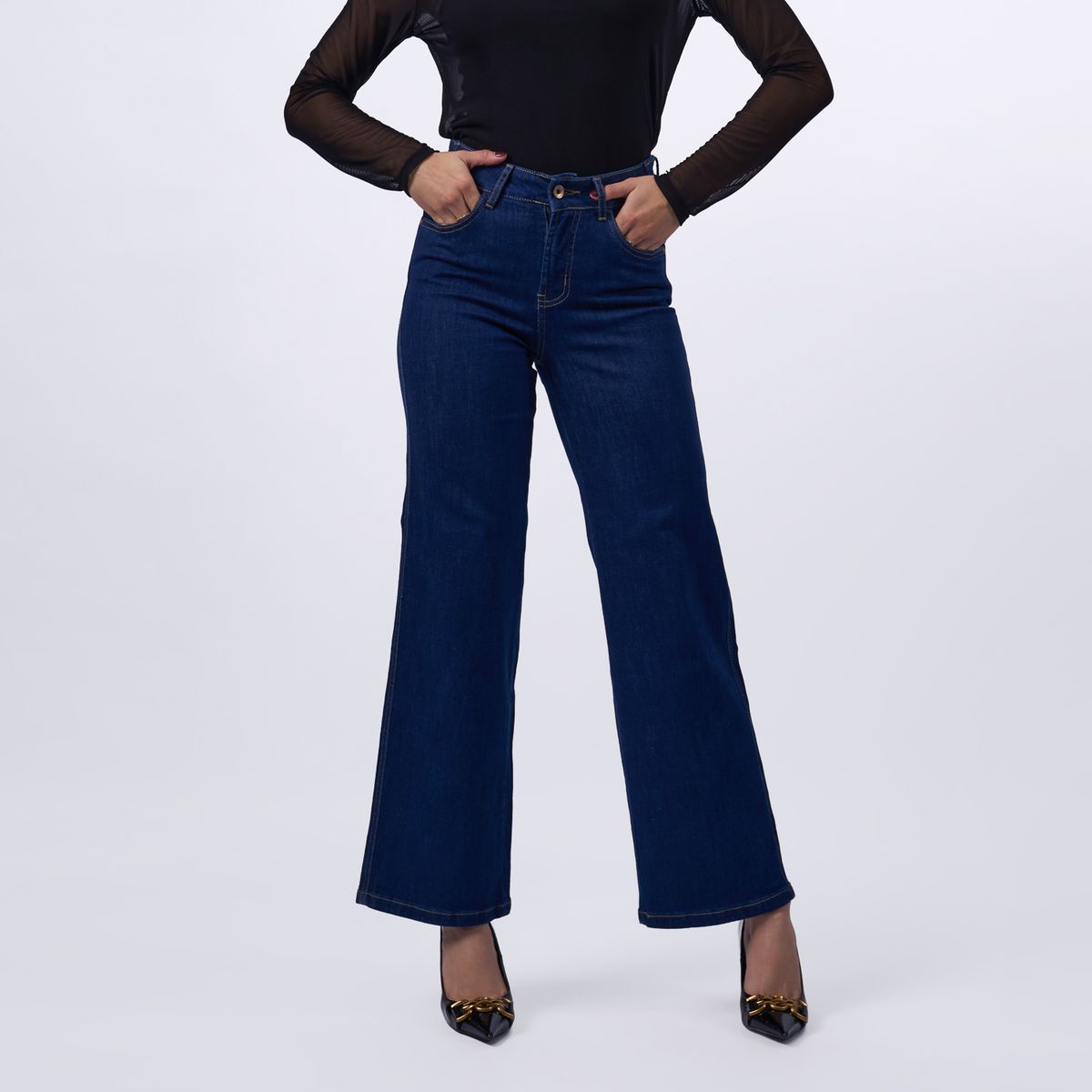 TAYSSIR - Jean Wide Leg Mujer Tayssir
