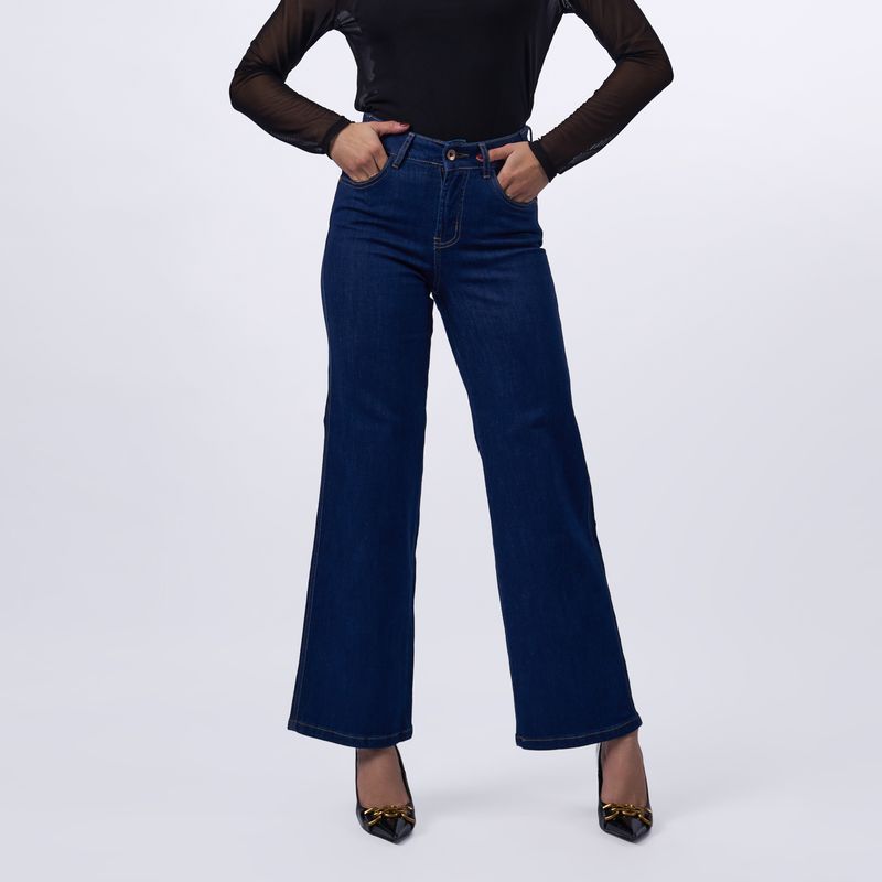 TAYSSIR - Jean Wide Leg Mujer Tayssir