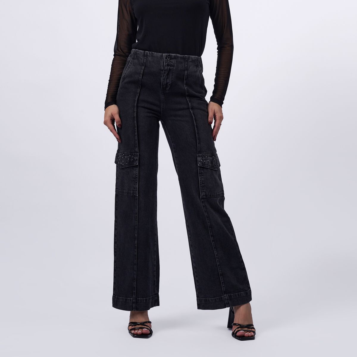 TAYSSIR - Jean Wide Leg Mujer Tayssir