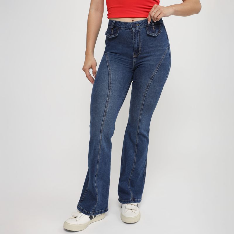 KANSAS - Jean Flare Mujer Kansas