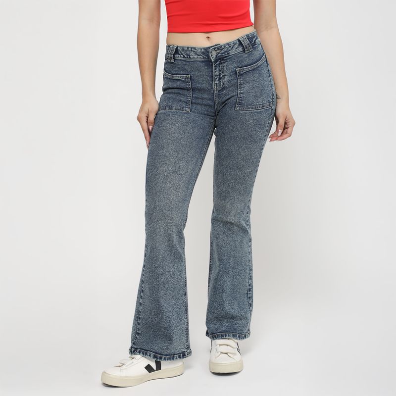 KANSAS - Jean Flare Mujer Kansas