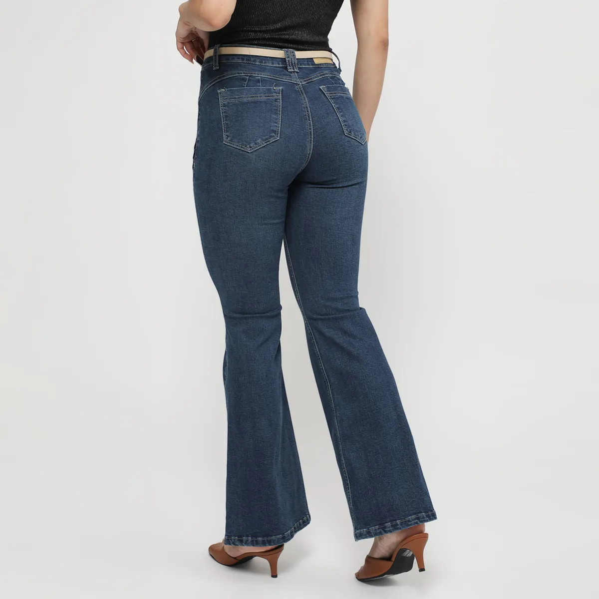 KANSAS - Jean Flare Mujer Kansas