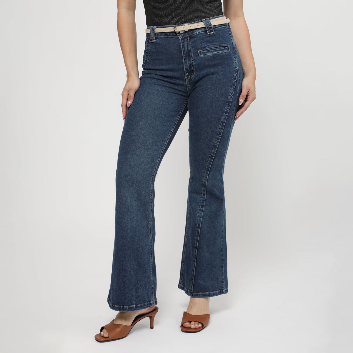 KANSAS - Jean Flare Mujer Kansas