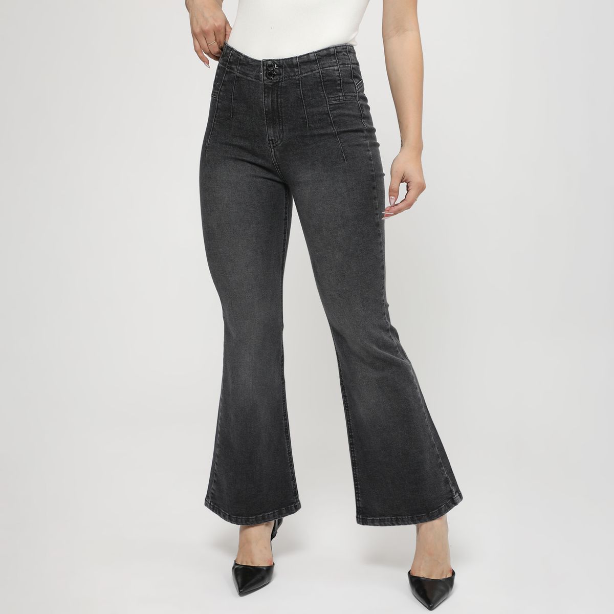 KANSAS - Jean Flare Mujer Kansas