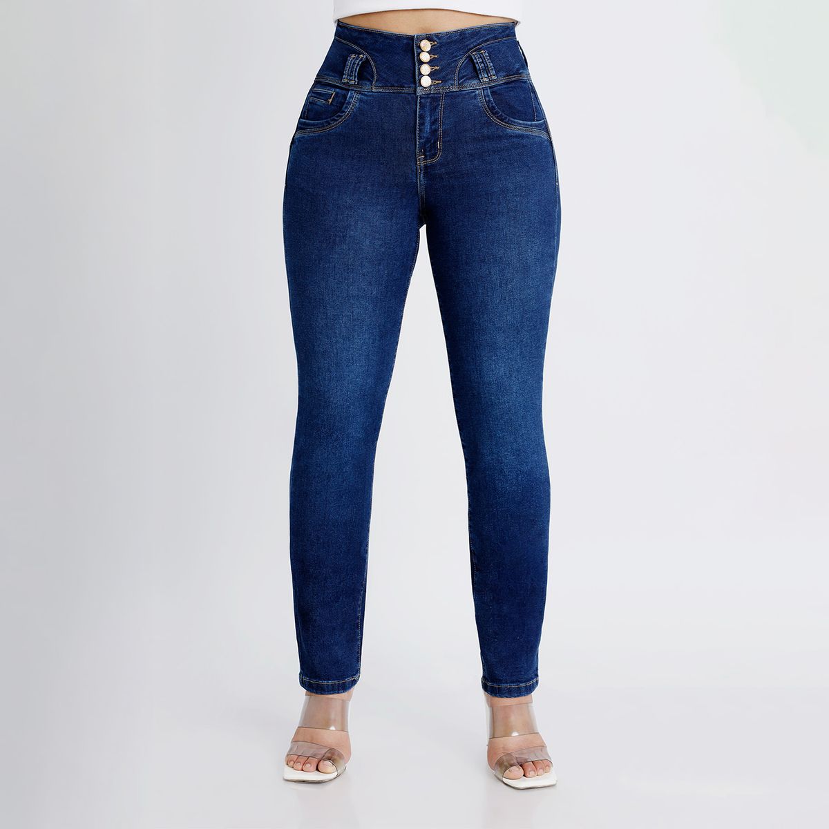 KANSAS - Jean Straight Mujer Kansas