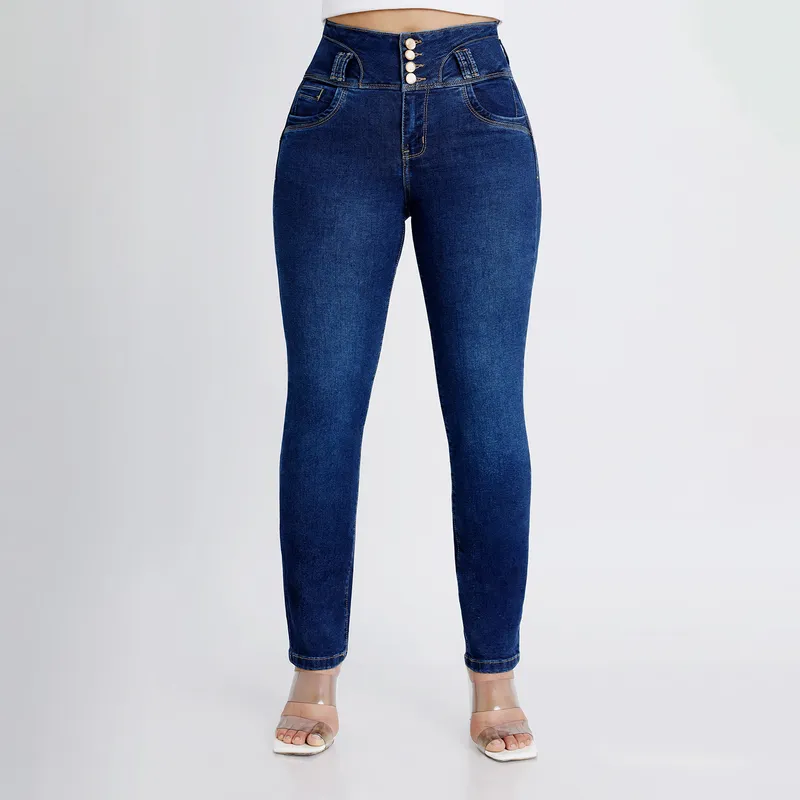 KANSAS - Jean Straight Mujer Kansas