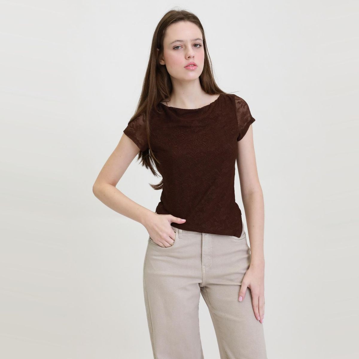 DENIMLAB - Polo Casual Mujer Denimlab