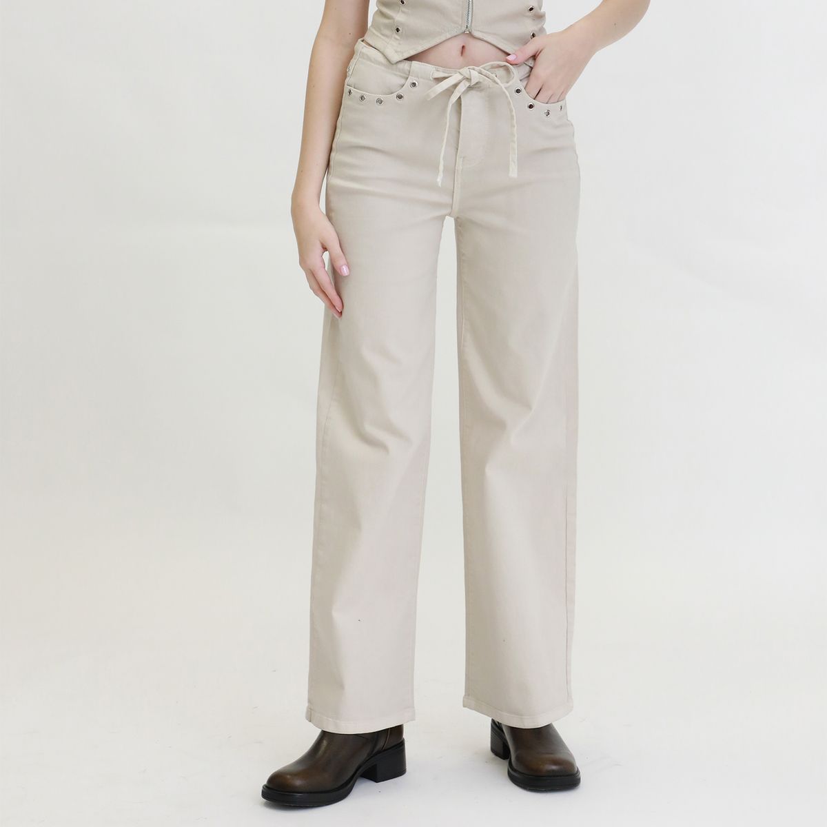 DENIMLAB - Pantalón Straight Mujer Denimlab