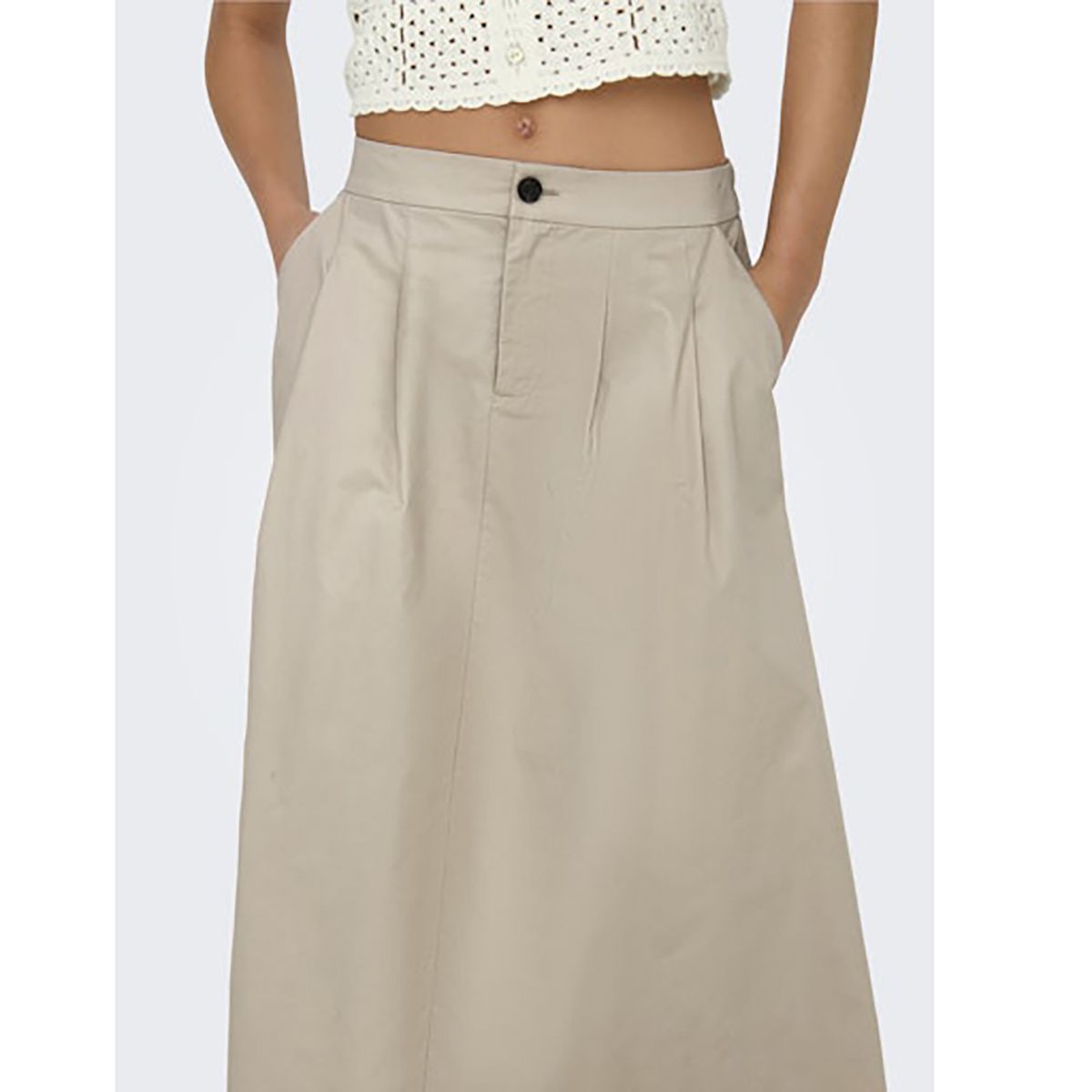 ONLY - Falda Larga Casual Mujer Only