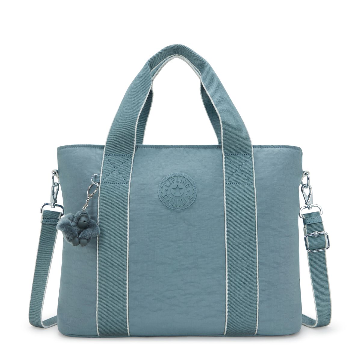 KIPLING - Cartera Minta Talla L Relaxed Grey Mujer Kipling
