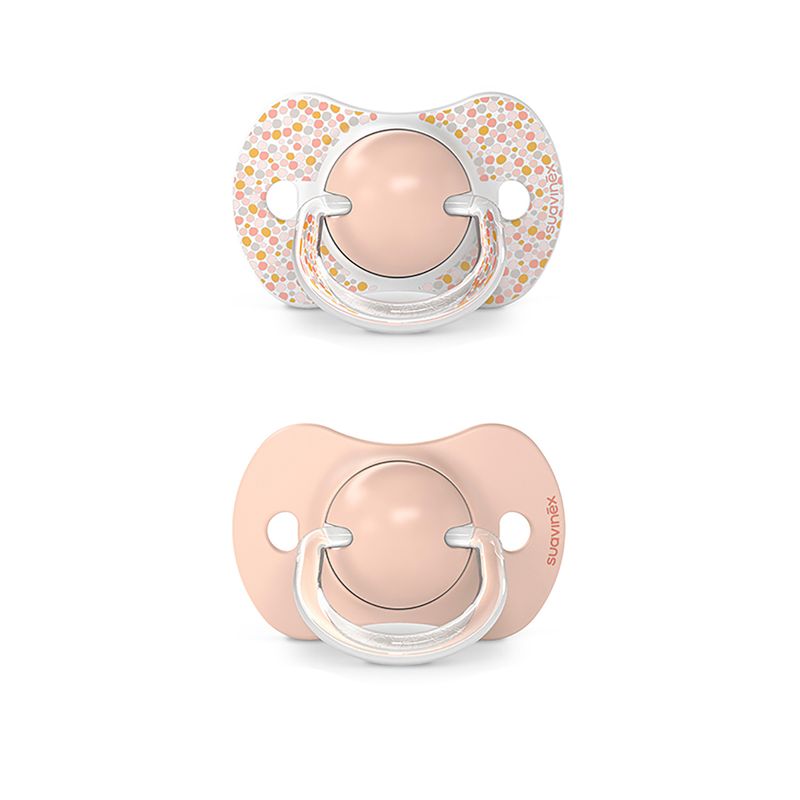 SUAVINEX - Chupón Con Tetina Fisiológica Sx Pro - Dreams Pink 6-18 M X 2 Unidades Suavinex  