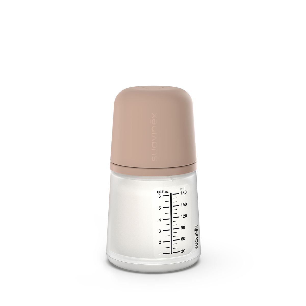 SUAVINEX - Biberón Anticólico Zero Zero Flujo Adaptable (a) Medium Suavinex 180 Ml