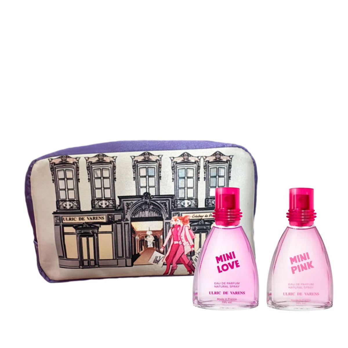 ULRIC DE VARENS - Pack Mini Love + Mini Pink Edp 25 Ml + Neceser