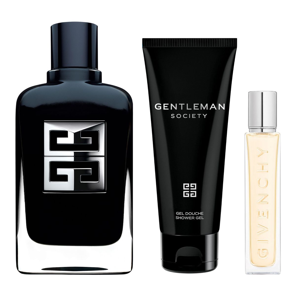 GIVENCHY - Set Gentleman Society Eau De Parfum 100 Ml + Shower Gel 75 Ml + Travel Spray 12.5 Ml