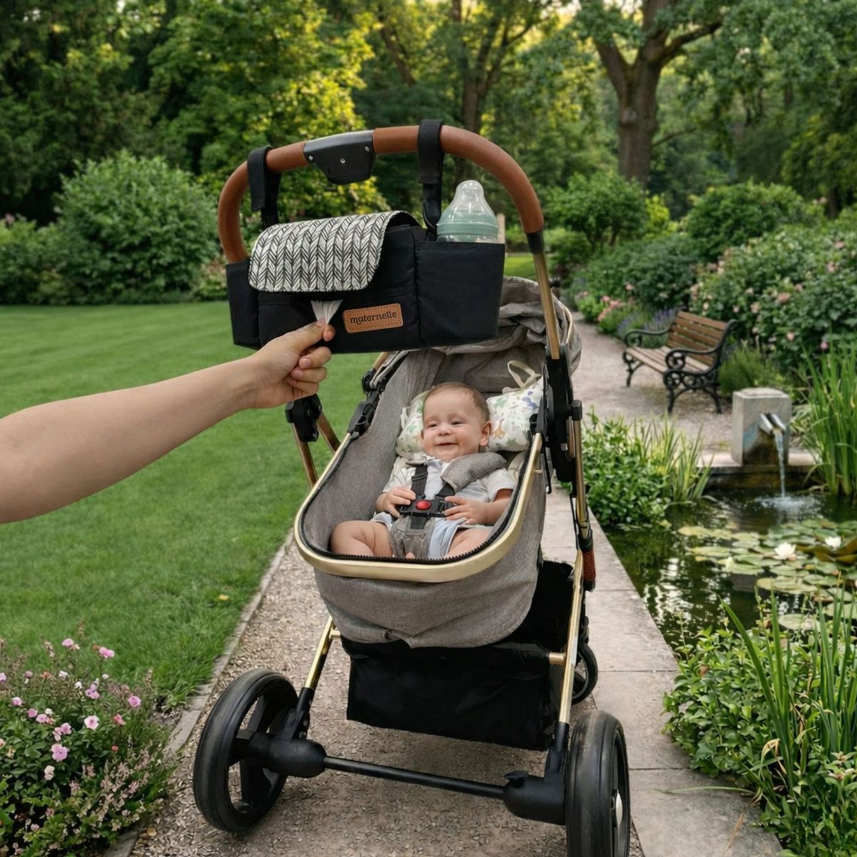 MATERNELLE - Organizador Para Coche Negro Maternelle