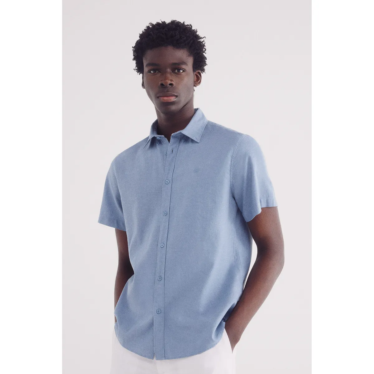 SPRINGFIELD - Camisa Algodón Casual Hombre Springfield