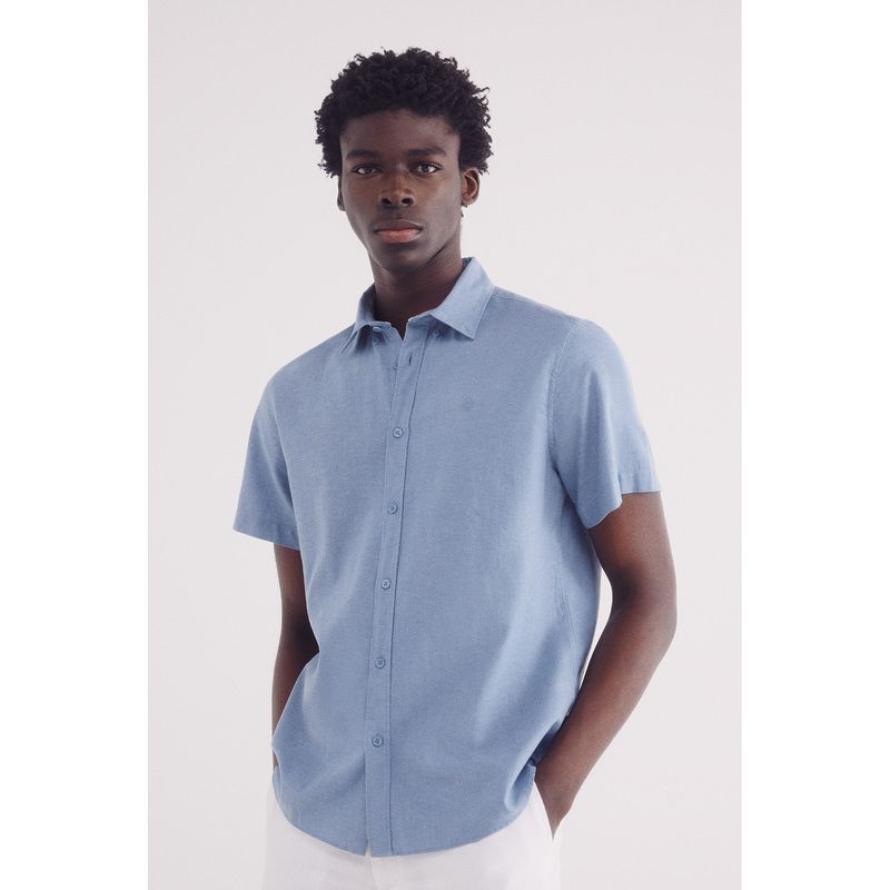 SPRINGFIELD - Camisa Algodón Casual Hombre Springfield