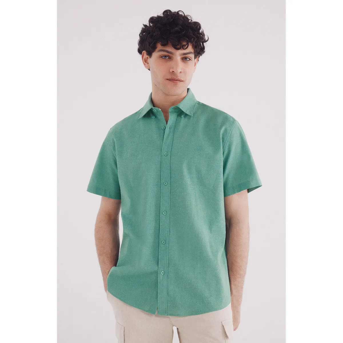 SPRINGFIELD - Camisa Algodón Casual Hombre Springfield