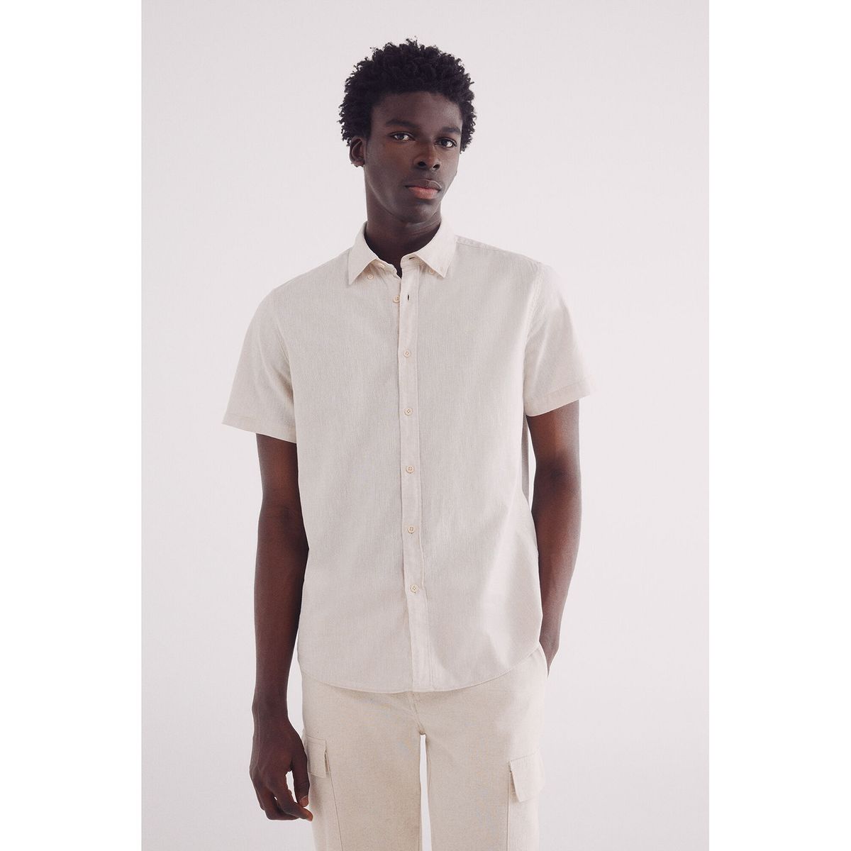 SPRINGFIELD - Camisa Algodón Casual Hombre Springfield