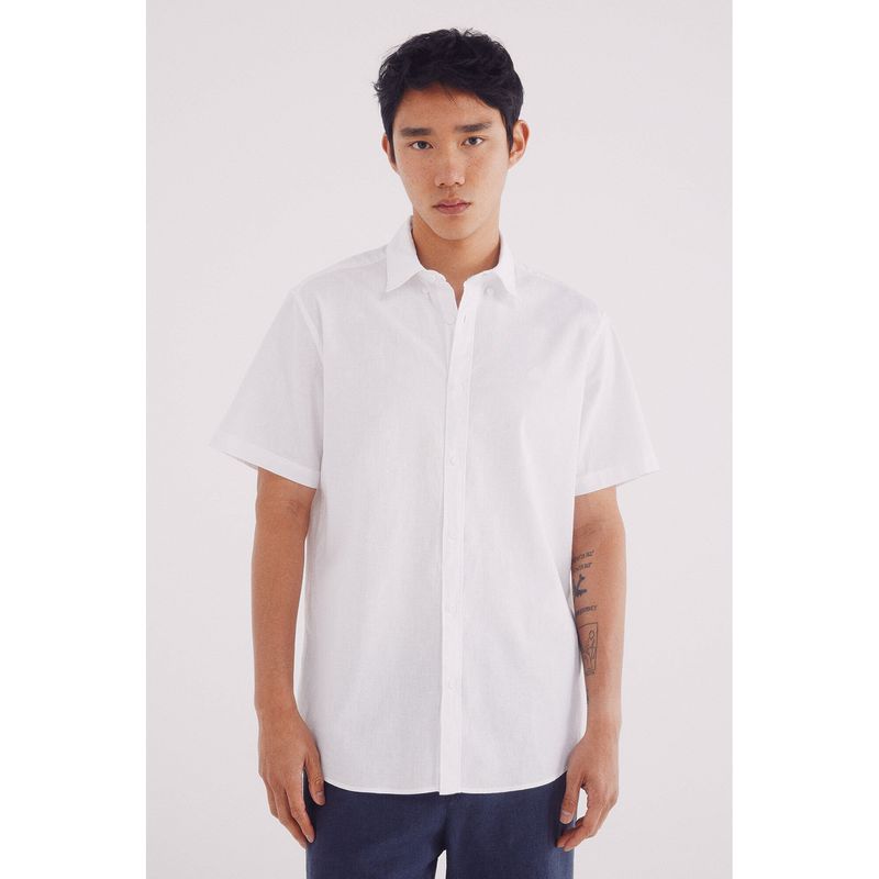 SPRINGFIELD - Camisa Algodón Casual Hombre Springfield