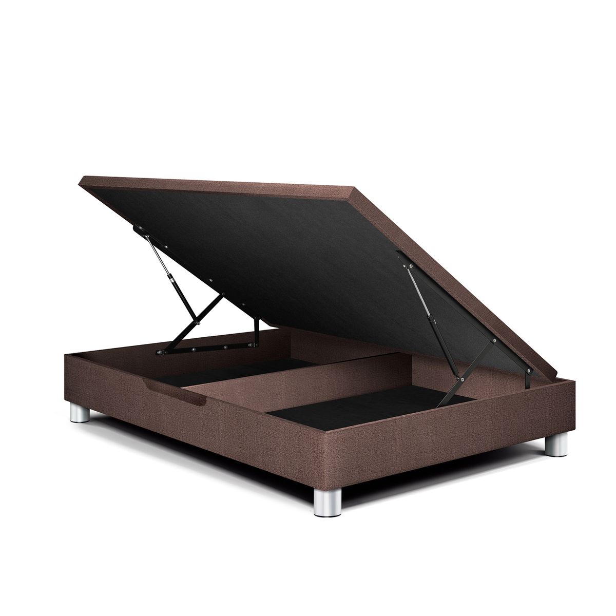 PARAISO - Base De Cama Boxet Deluxe 2 Plz Chocolate