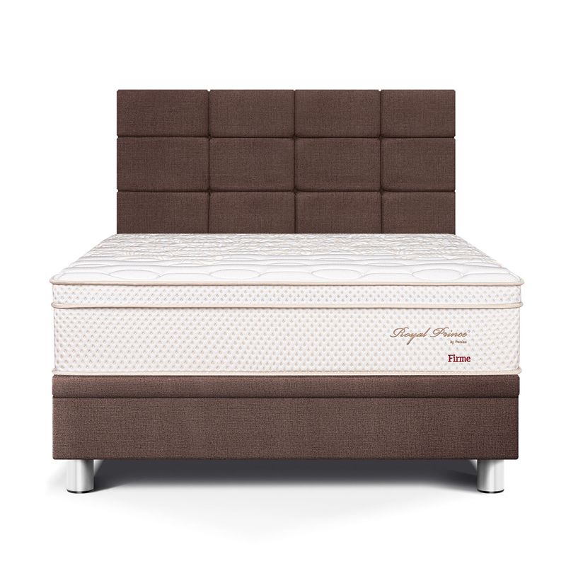PARAISO - Dormitorio Boxet Royal Prince Firme Blocks 2 Plz + 2 Almohadas Viscoelásticas + 1 Protector