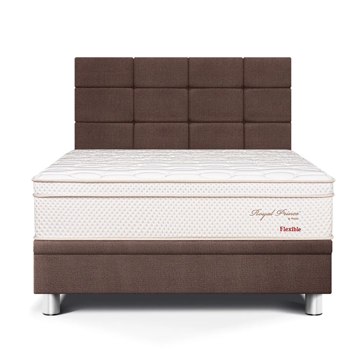 PARAISO - Dormitorio Boxet Royal Prince Flexible Blocks 2 Plz + 2 Almohadas Viscoelásticas