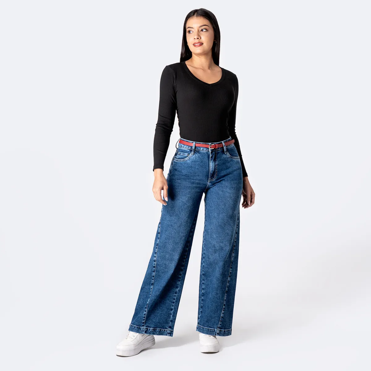 PIONIER - Jean Wide Leg Mujer Pionier