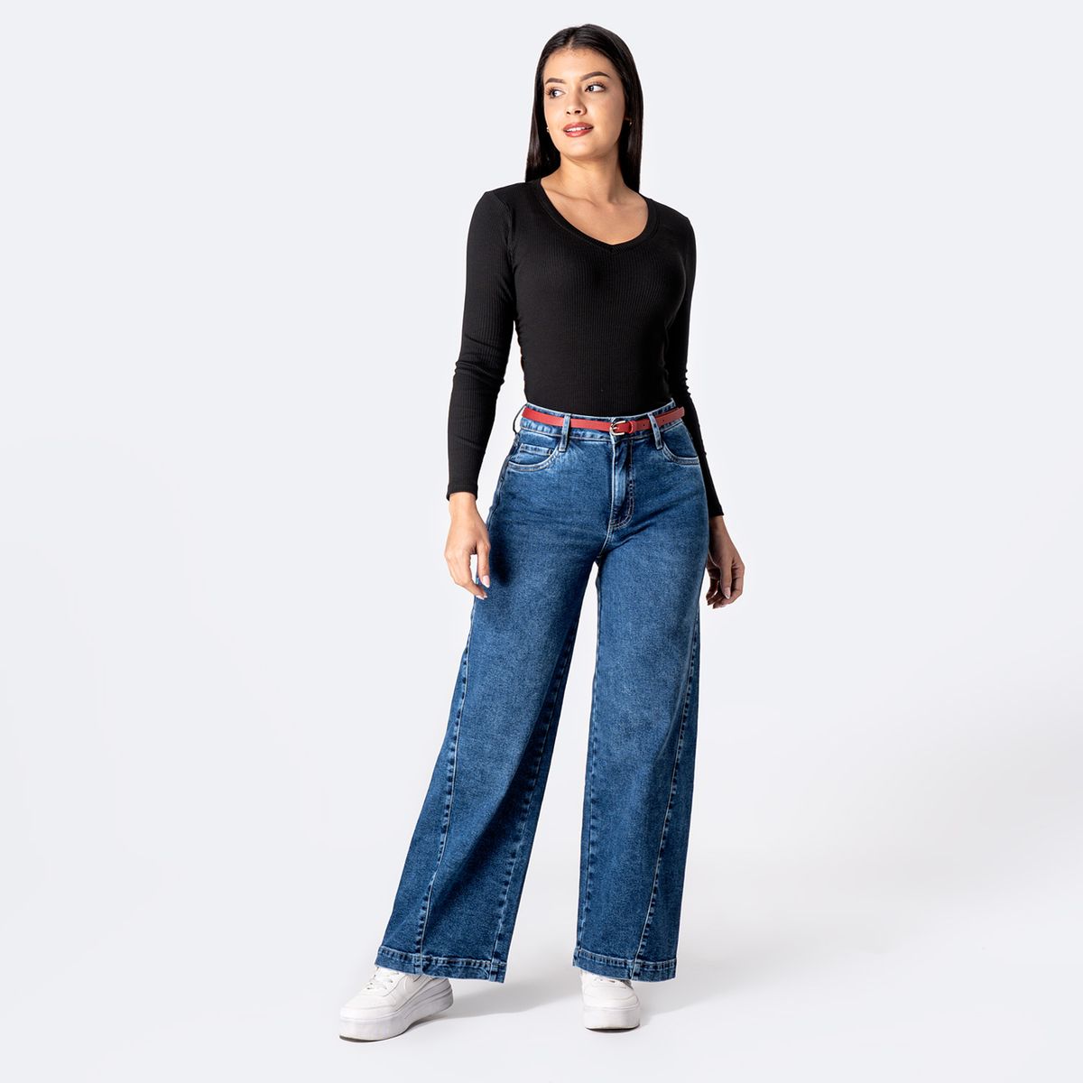 PIONIER - Jean Wide Leg Mujer Pionier