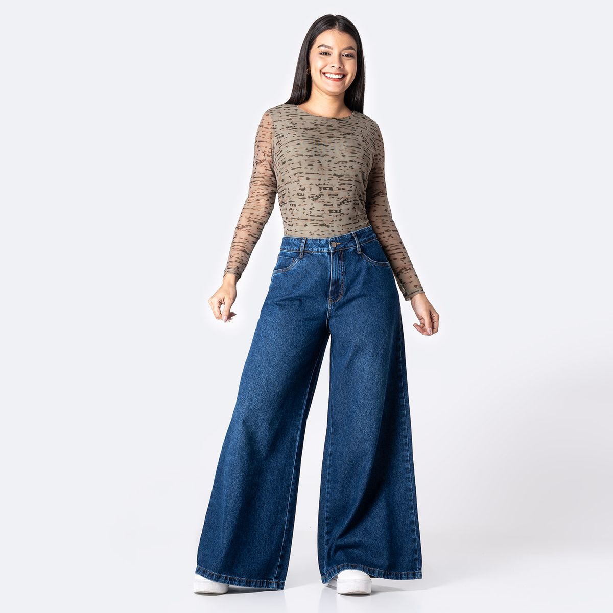 PIONIER - Jean Wide Leg Mujer Pionier