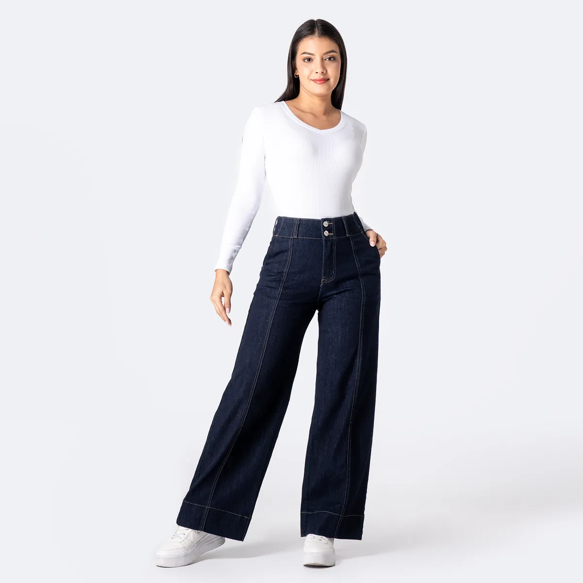 PIONIER - Jean Wide Leg Mujer Pionier