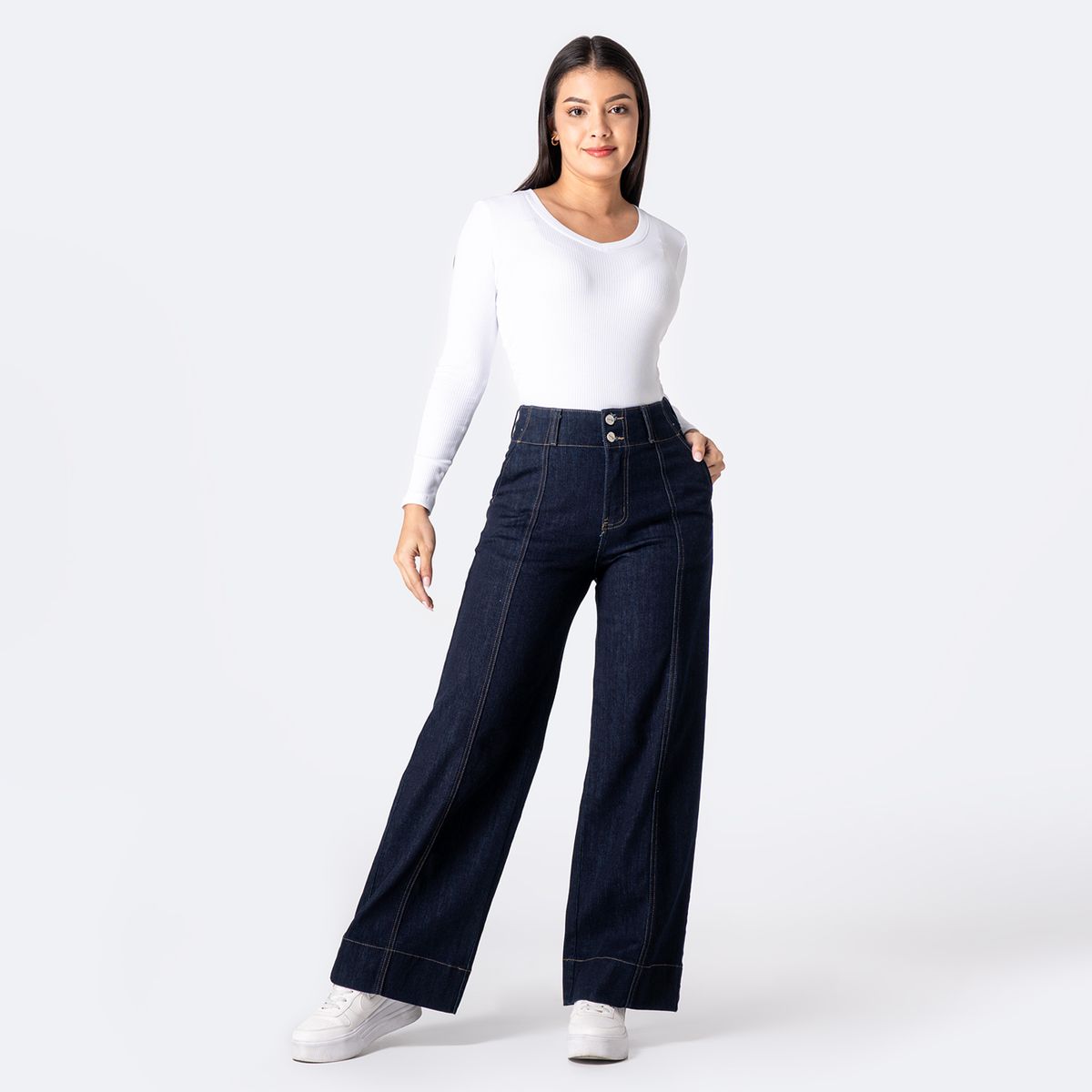 PIONIER - Jean Wide Leg Mujer Pionier