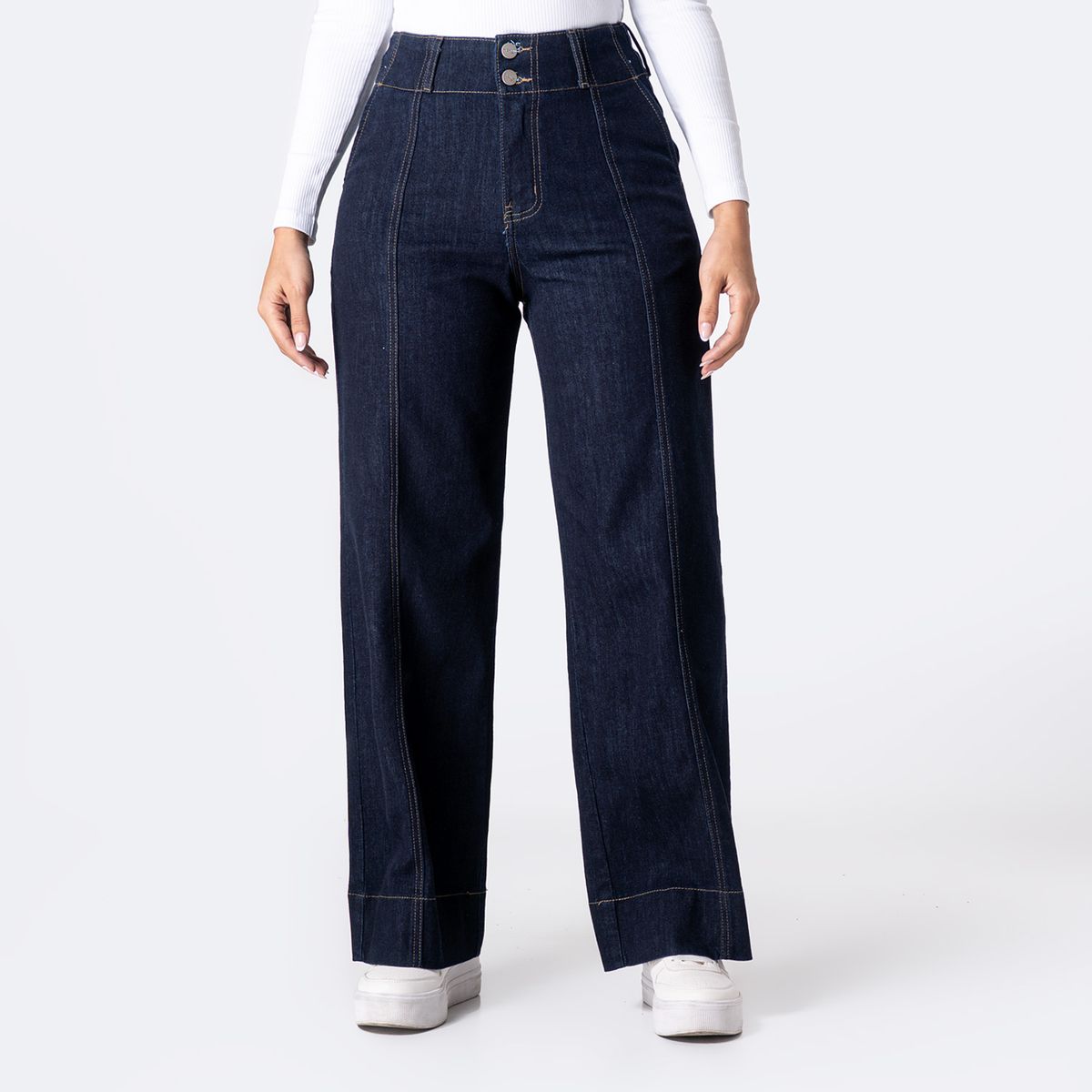 PIONIER - Jean Wide Leg Mujer Pionier