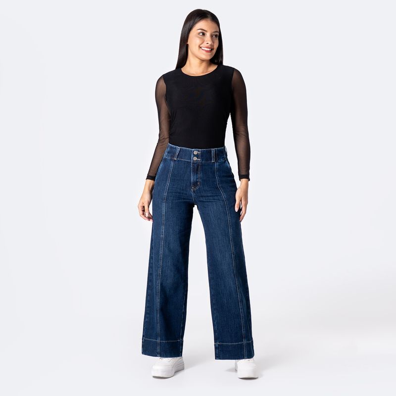 PIONIER - Jean Wide Leg Mujer Pionier