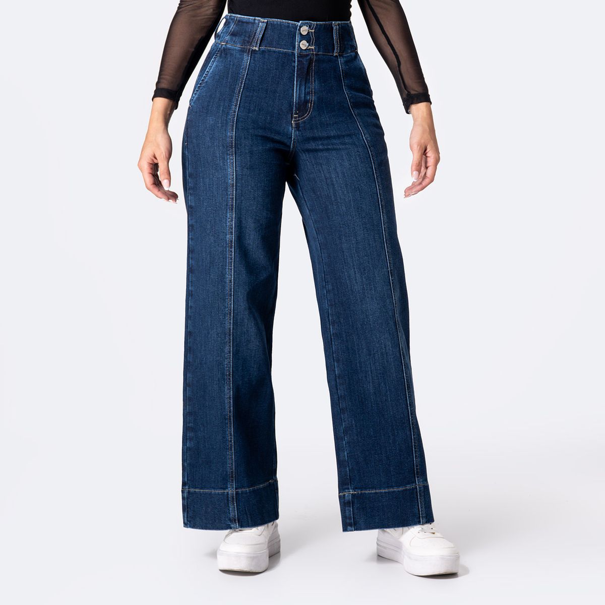 PIONIER - Jean Wide Leg Mujer Pionier